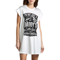 Veteran’s Daughter Patriotic Graphic Tee – Daddy’s Little Girl Military Tribute Shirt for Women(z876)