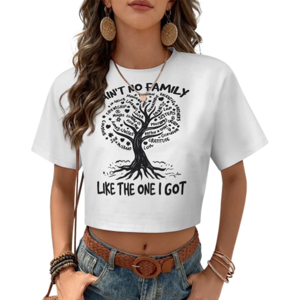 Ain’t No Family Like The One I Got Tree Shirt – Meaningful Family Love Graphic Tee(z893)