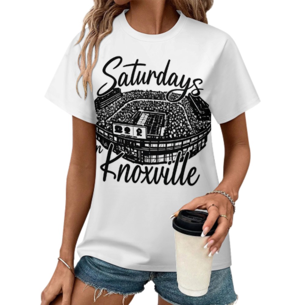 Saturdays in Knoxville Stadium Graphic T-Shirt | College Football Game Day Fan Tee(z905)
