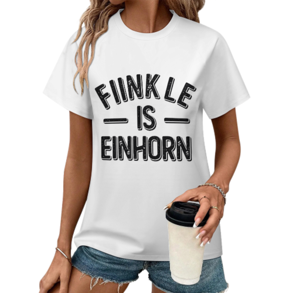 Finkle Is Einhorn Vintage Quote T-Shirt | Retro Movie Reference Graphic Tee for Comedy Fans(z901)