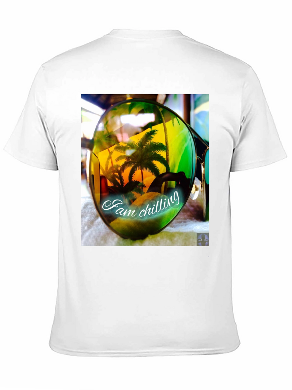 Tropical Palm Sunglasses T-Shirt - Chilling Vibes