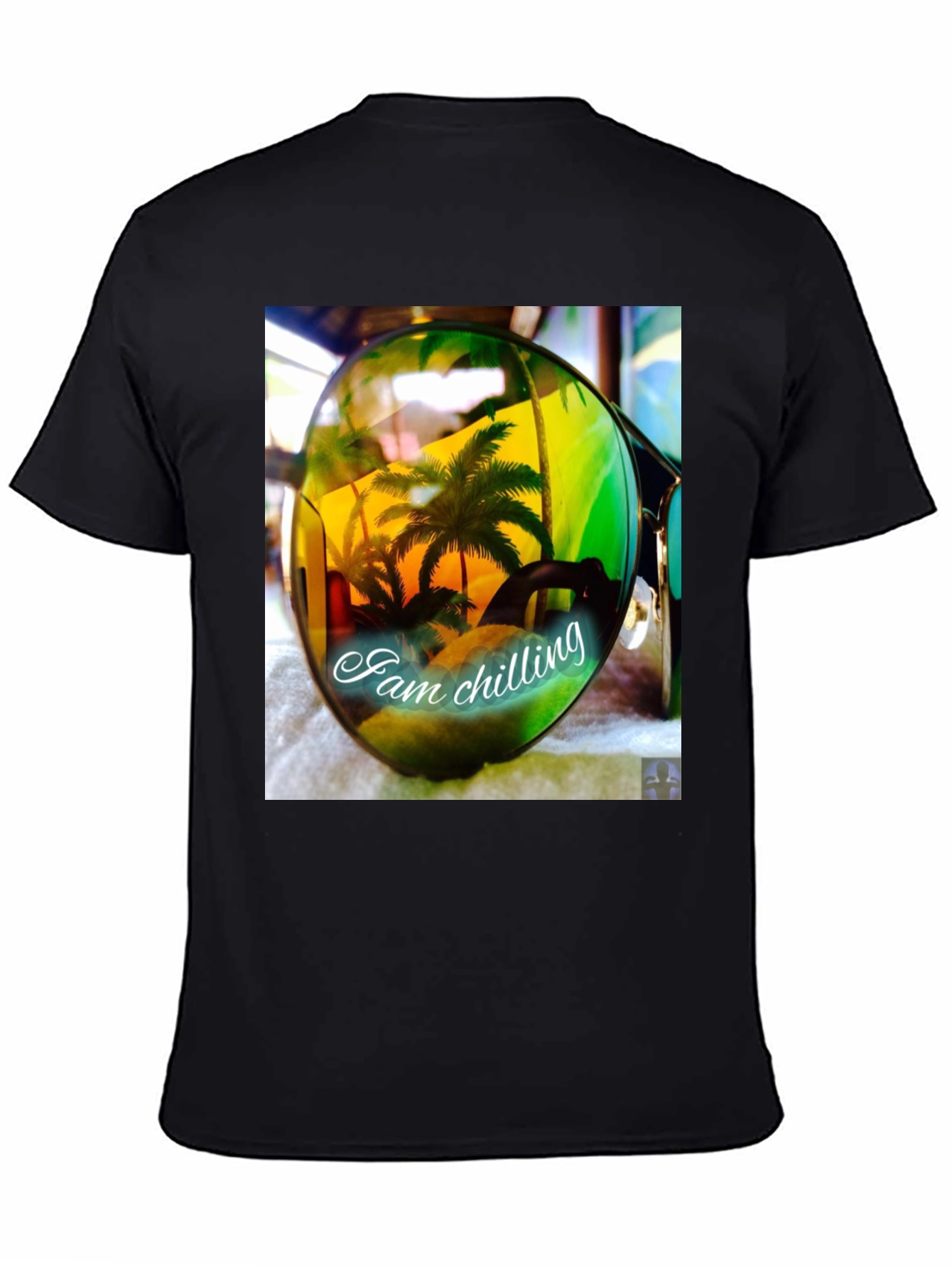 Tropical Palm Sunglasses T-Shirt - Chilling Vibes
