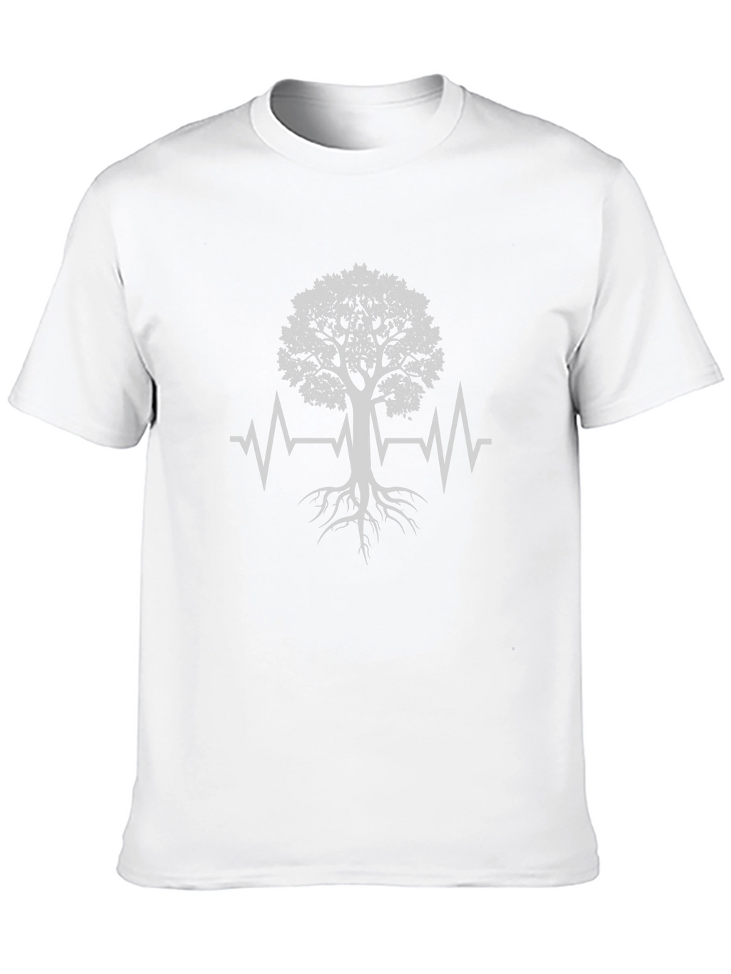 Tree of Life Heartbeat T-Shirt - Black