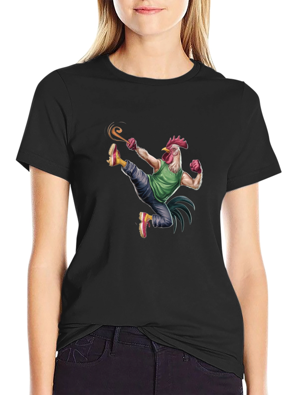 Chicken Kicking T-Shirt