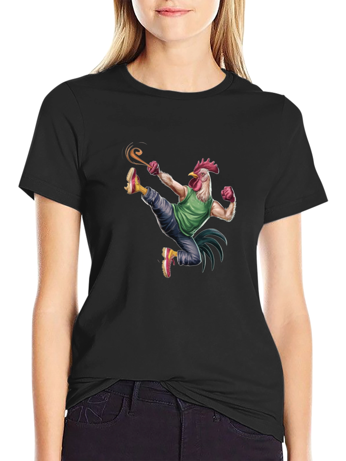 Chicken Kicking T-Shirt