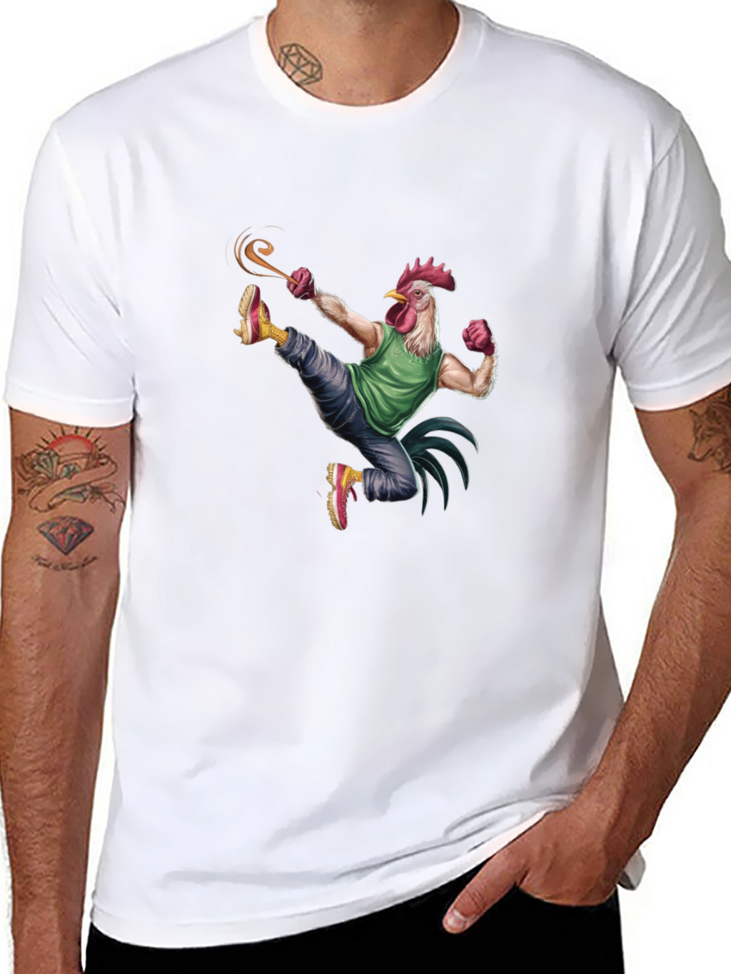 Chicken Kicking T-Shirt