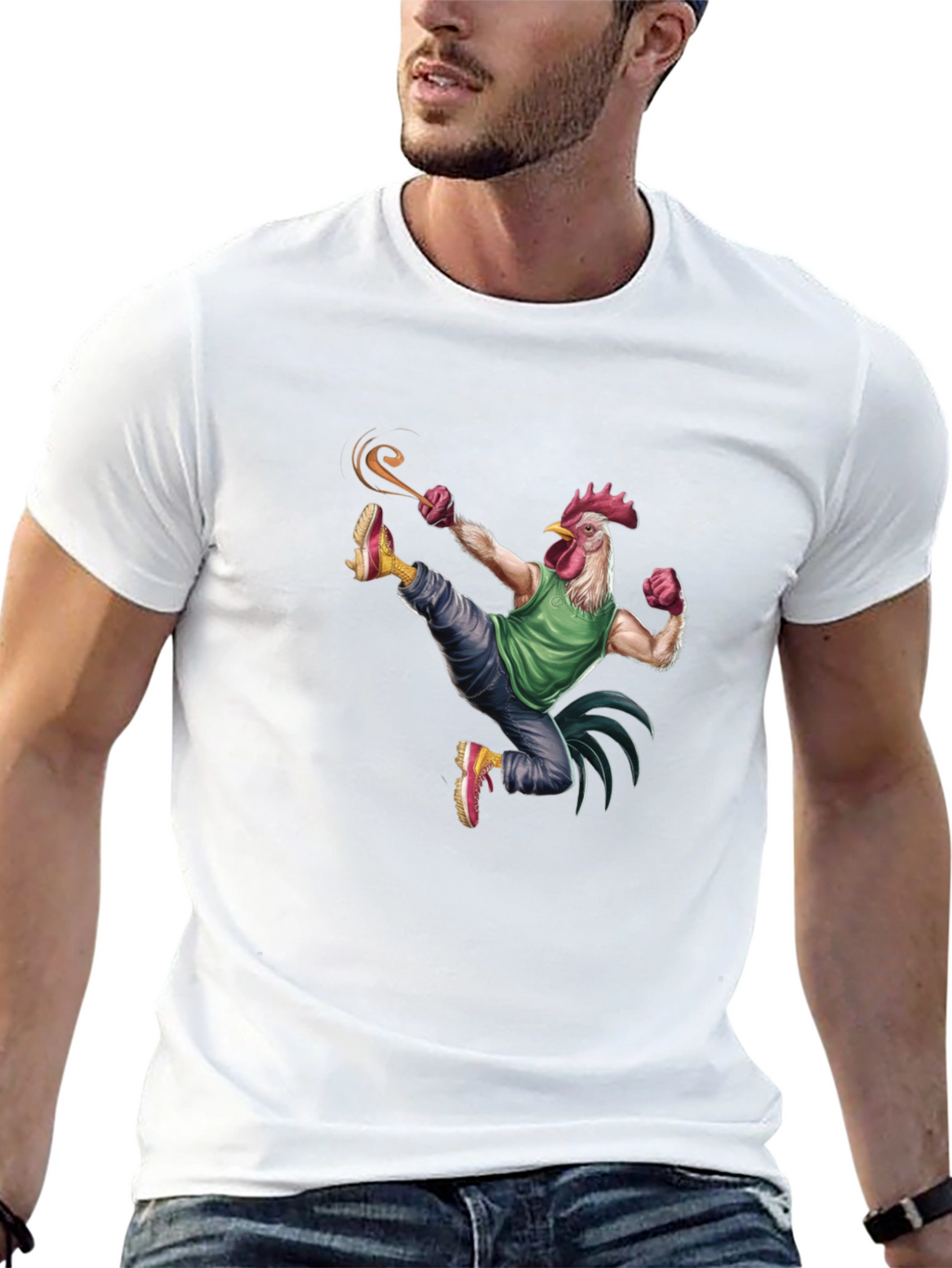 Chicken Kicking T-Shirt
