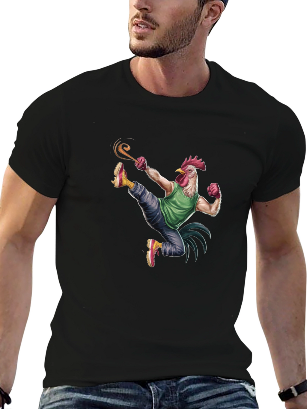 Chicken Kicking T-Shirt