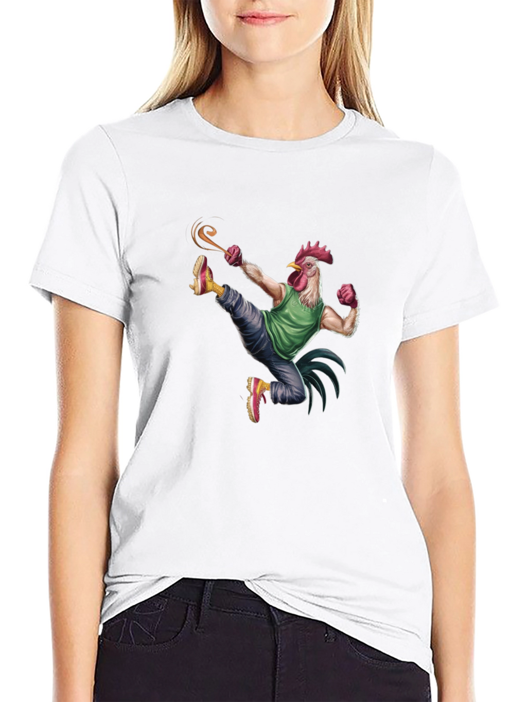 Chicken Kicking T-Shirt