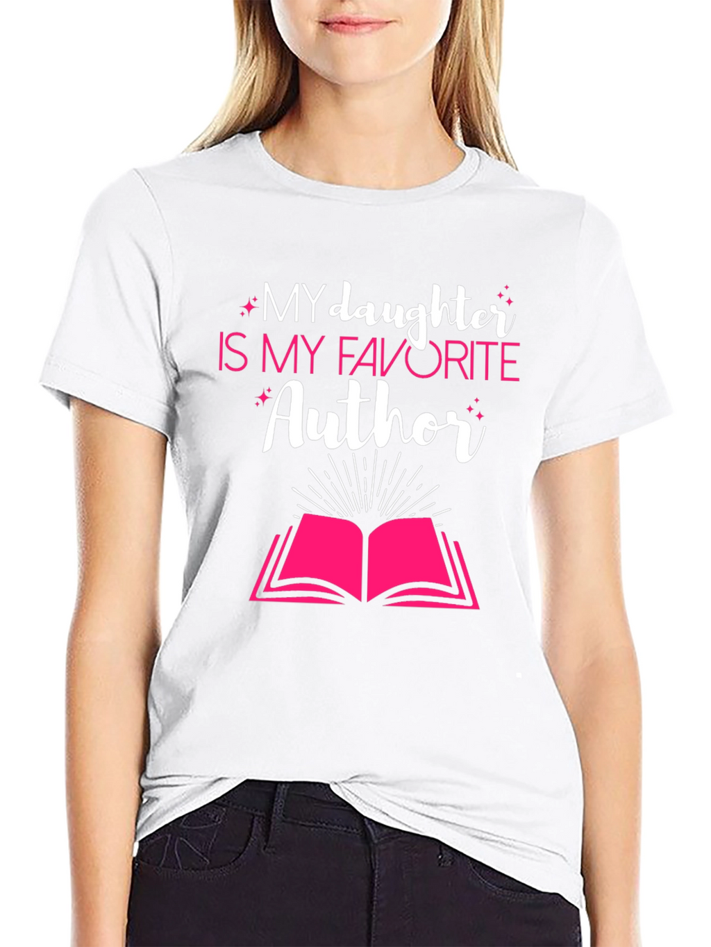 My Daughter is My Favorite Author T-Shirt