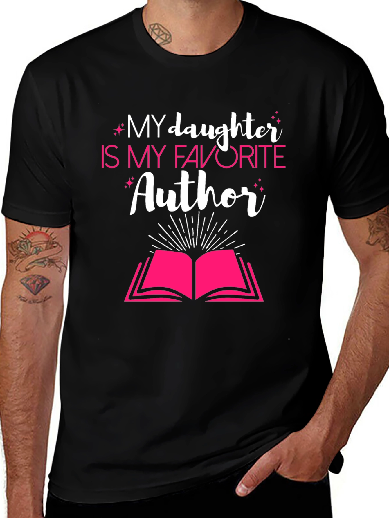 My Daughter is My Favorite Author T-Shirt