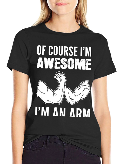 Awesome Arm Black T-Shirt