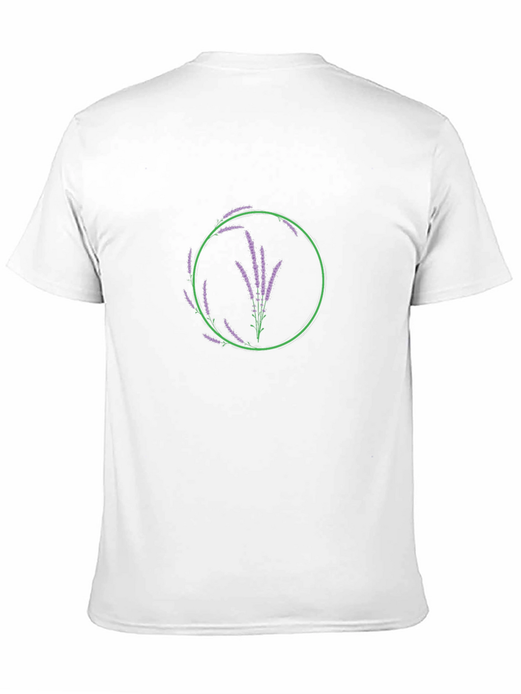 Floral Lavender Circle Graphic Tee