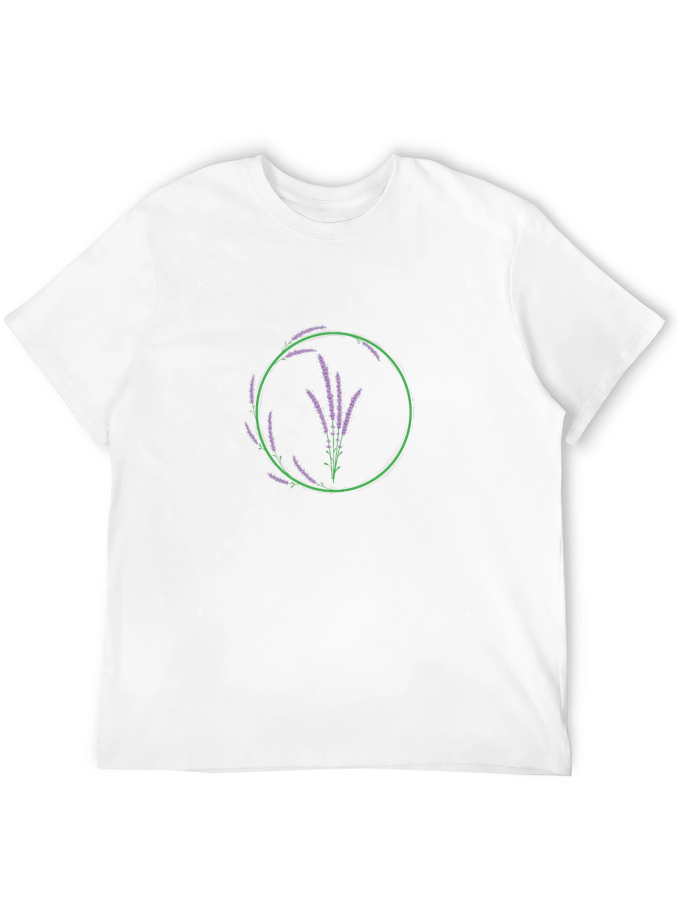 Floral Lavender Circle Graphic Tee