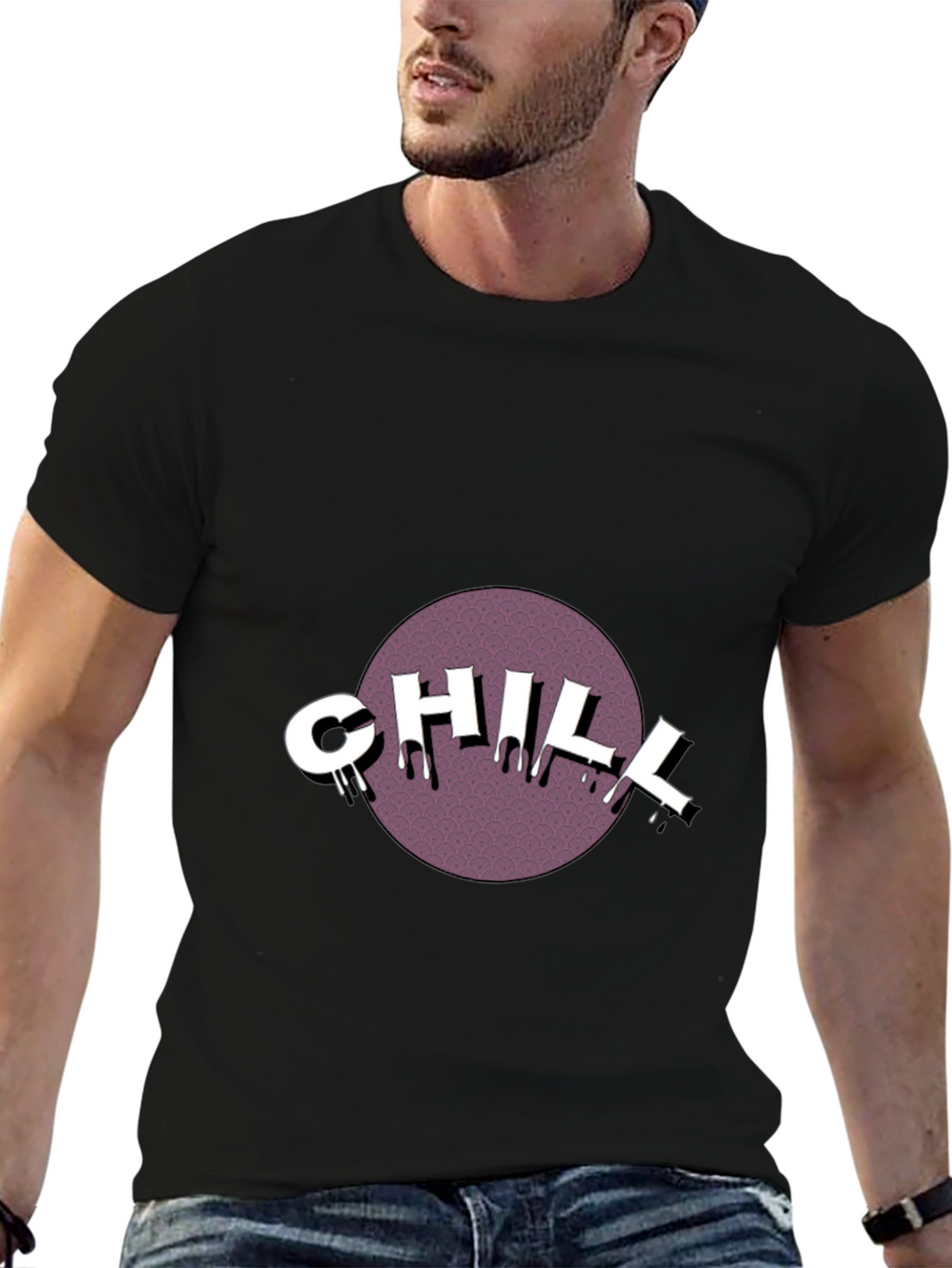 Chill Graphic Tee - Stylish Relaxed Fit
