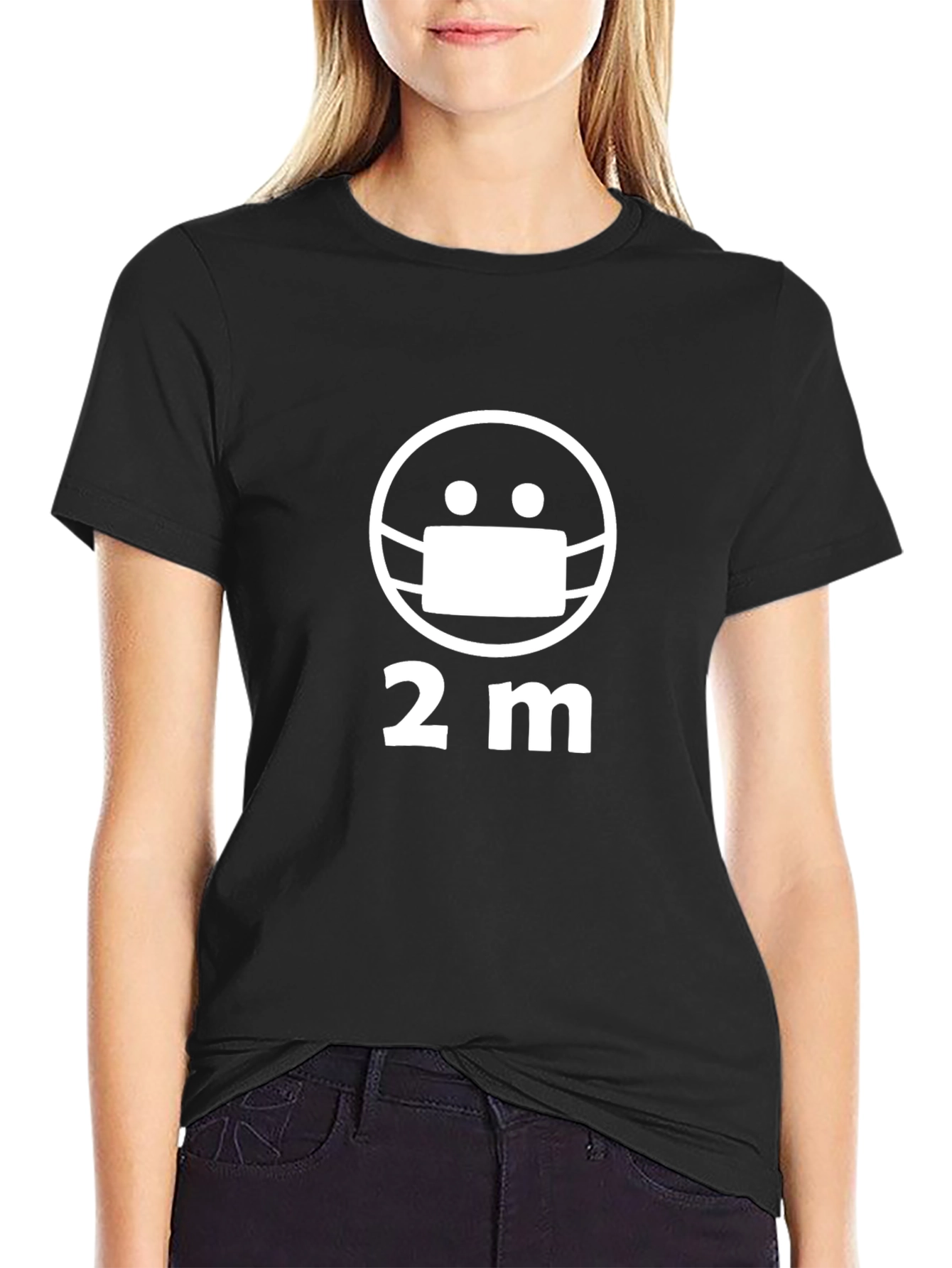 Social Distancing T-Shirt - Stay 2 Meters Apart