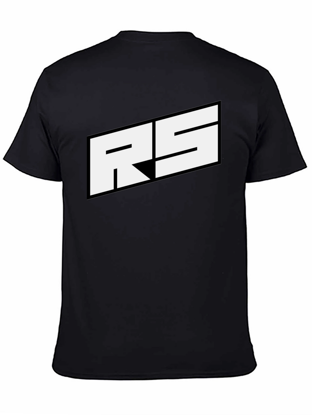 RS Logo Black T-Shirt - Bold Graphic Tee