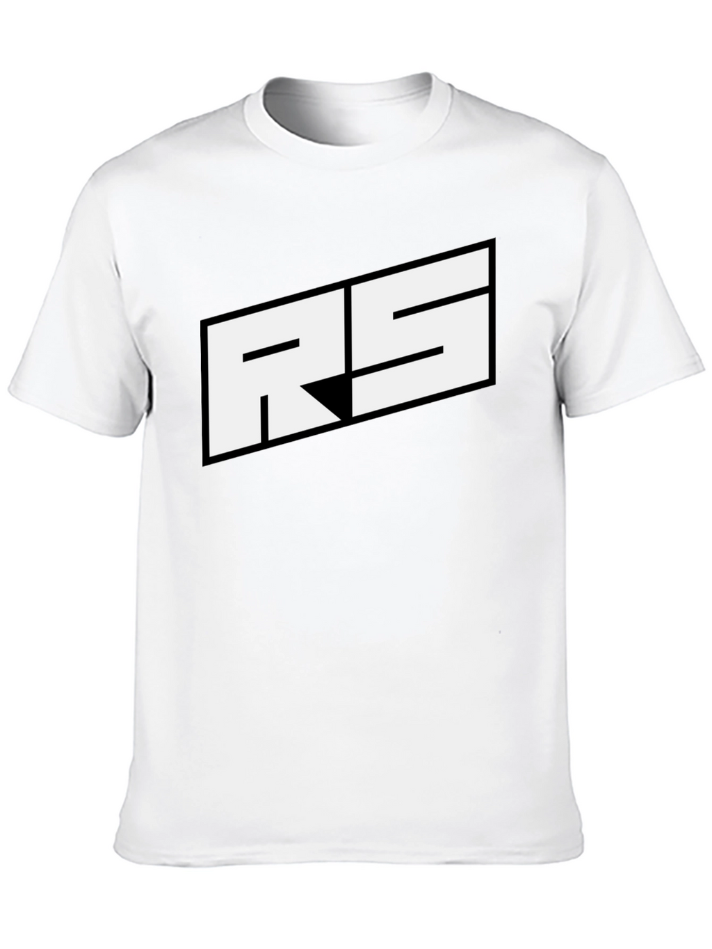 RS Logo Black T-Shirt - Bold Graphic Tee