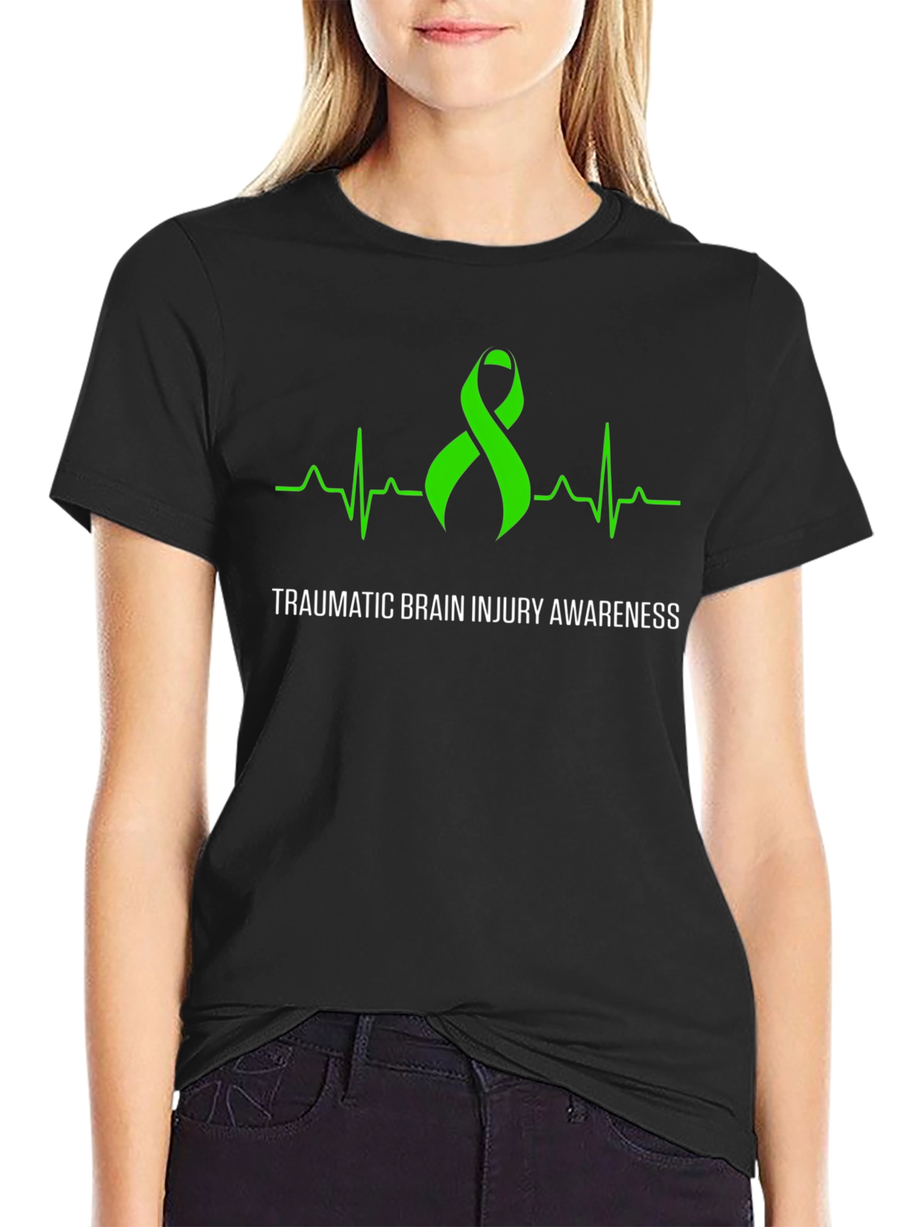 TBI Awareness Ribbon Graphic Tee