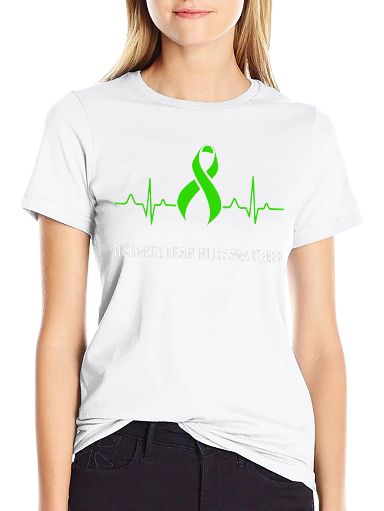 TBI Awareness Ribbon Graphic Tee