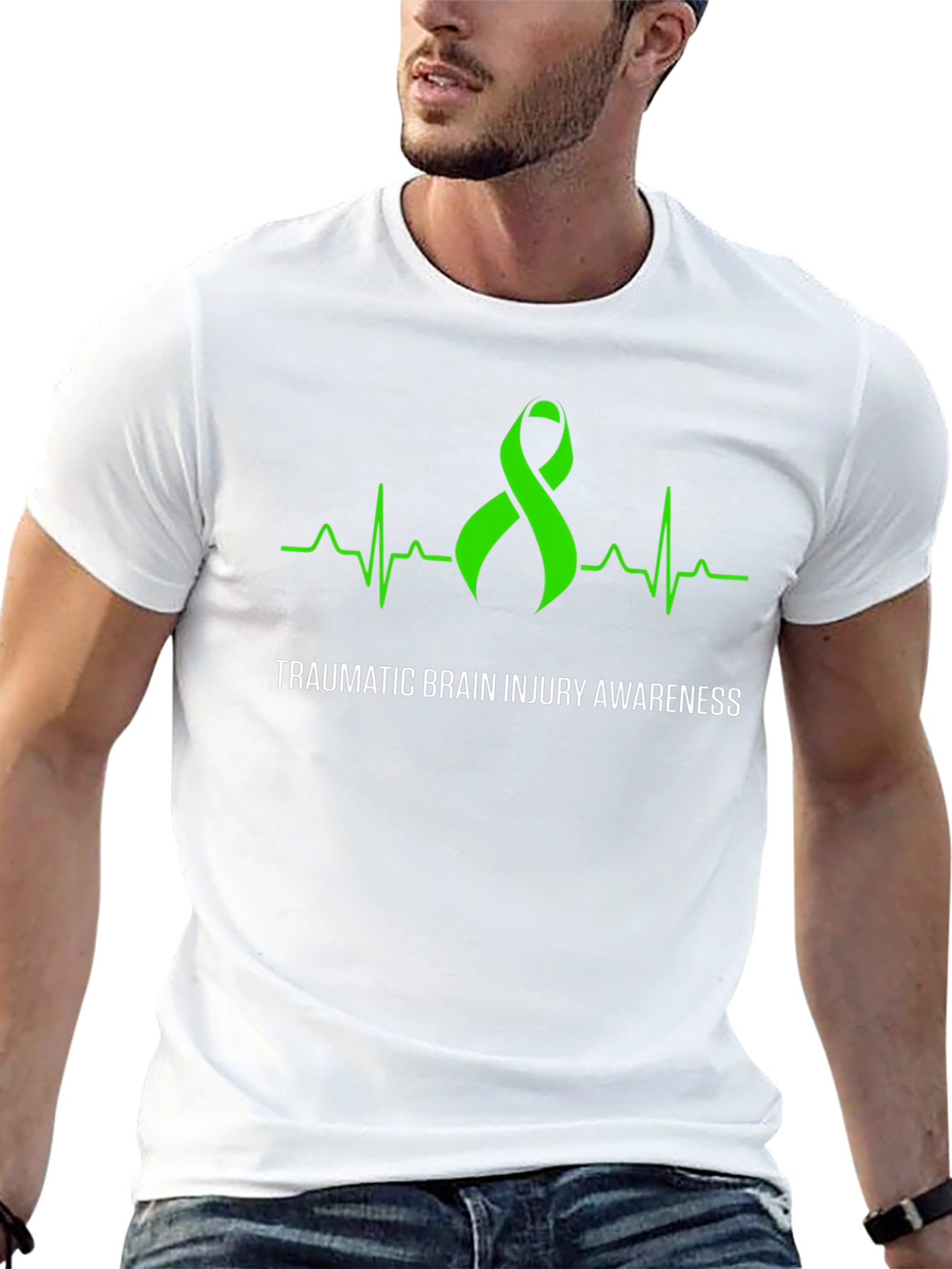 TBI Awareness Ribbon Graphic Tee