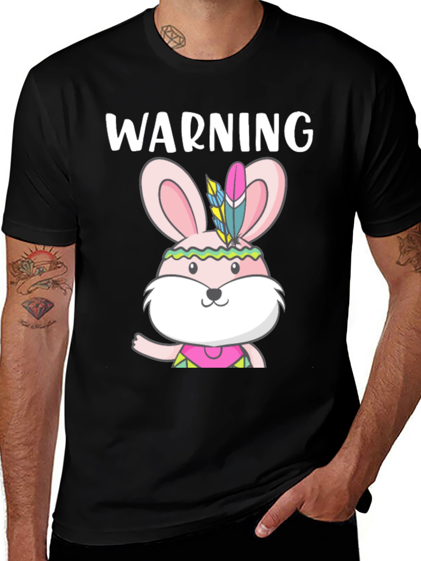 Warning Easter Bunny T-Shirt