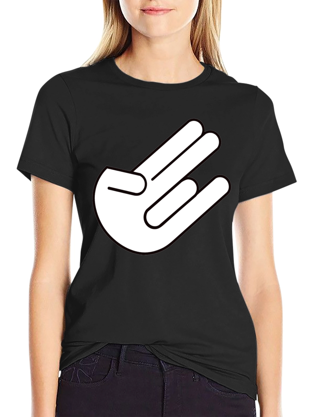 Westside Hand Sign Graphic Black T-Shirt