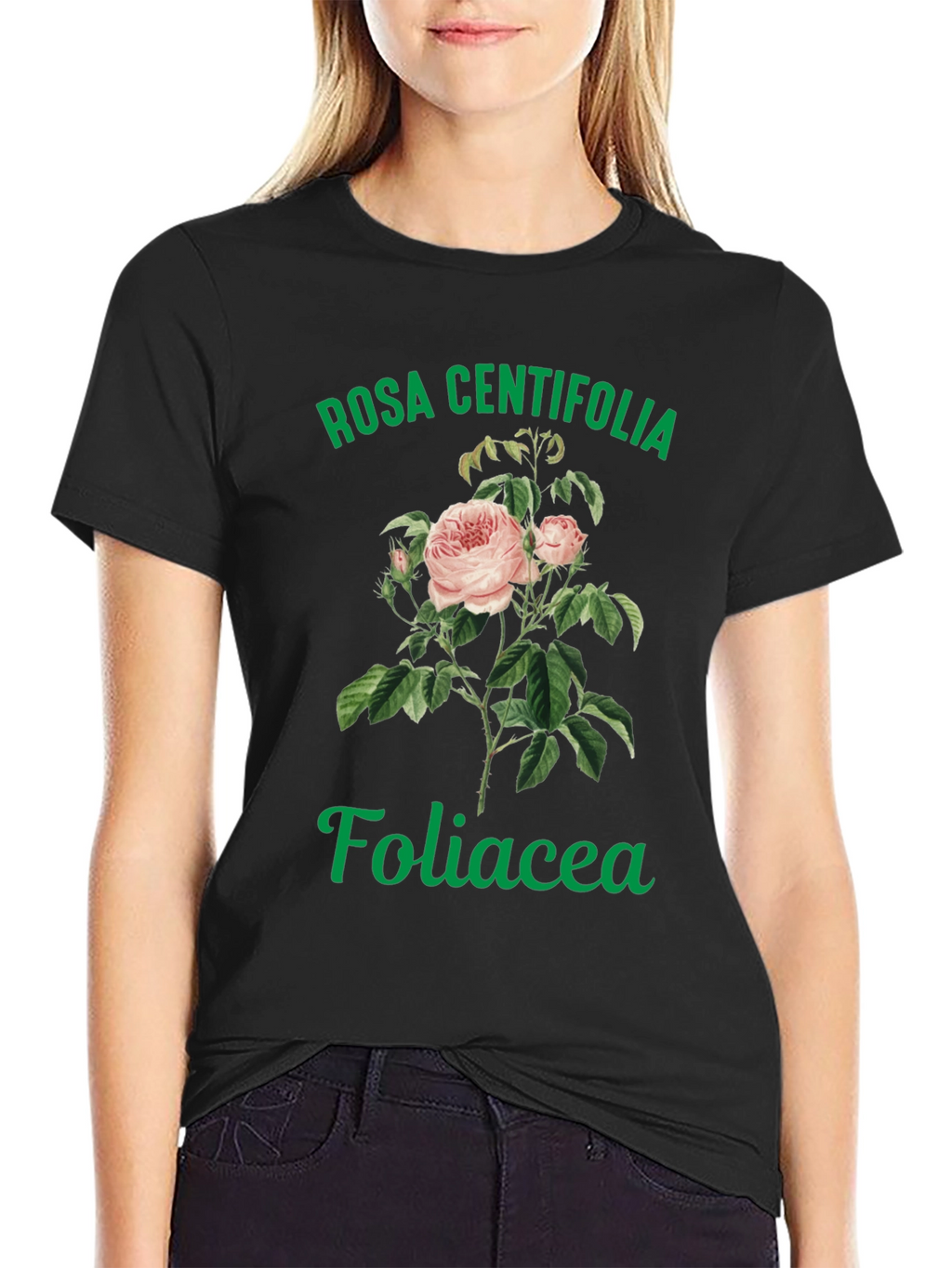 Rosa Centifolia Foliacea Graphic Tee