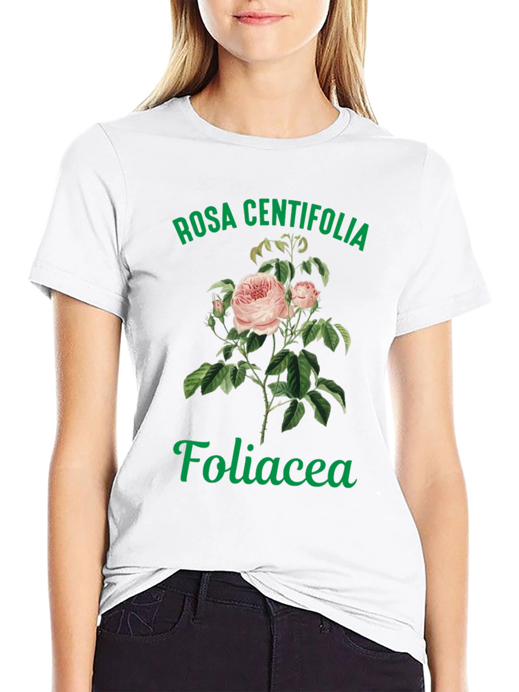 Rosa Centifolia Foliacea Graphic Tee