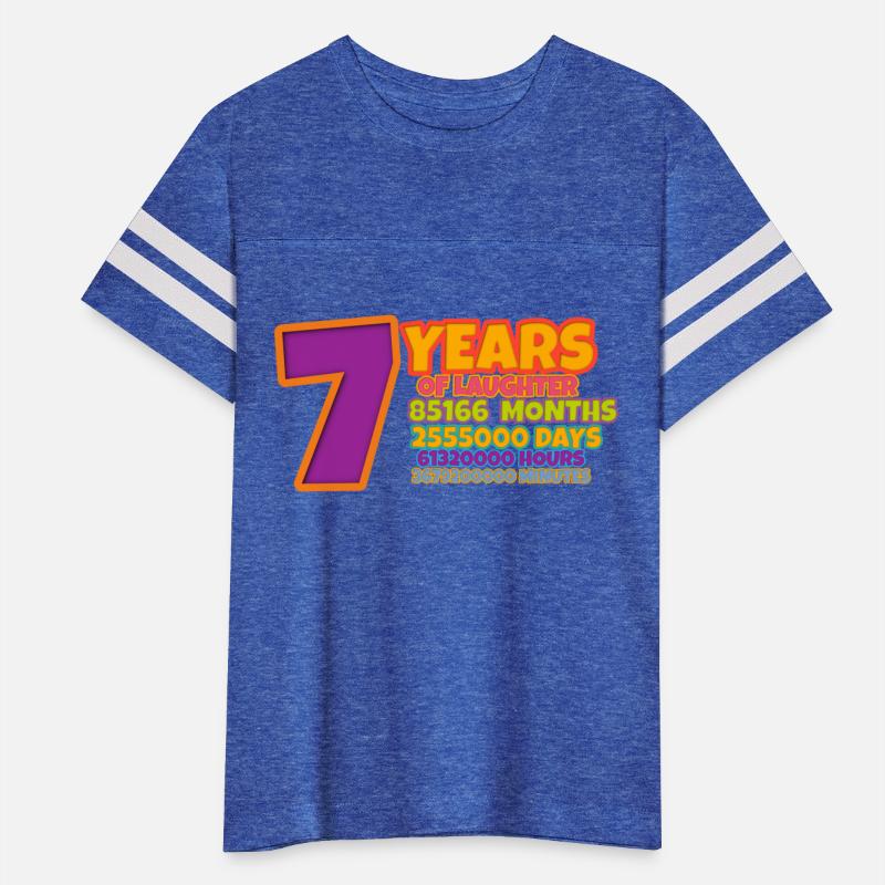 7 Years of Laughter Kid T Shirt Birthday