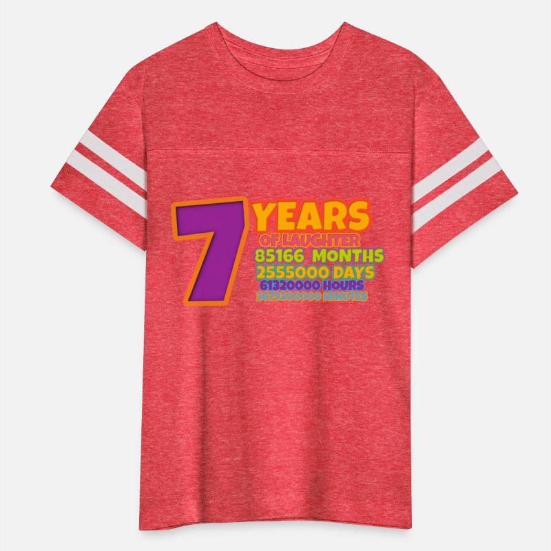7 Years of Laughter Kid T Shirt Birthday