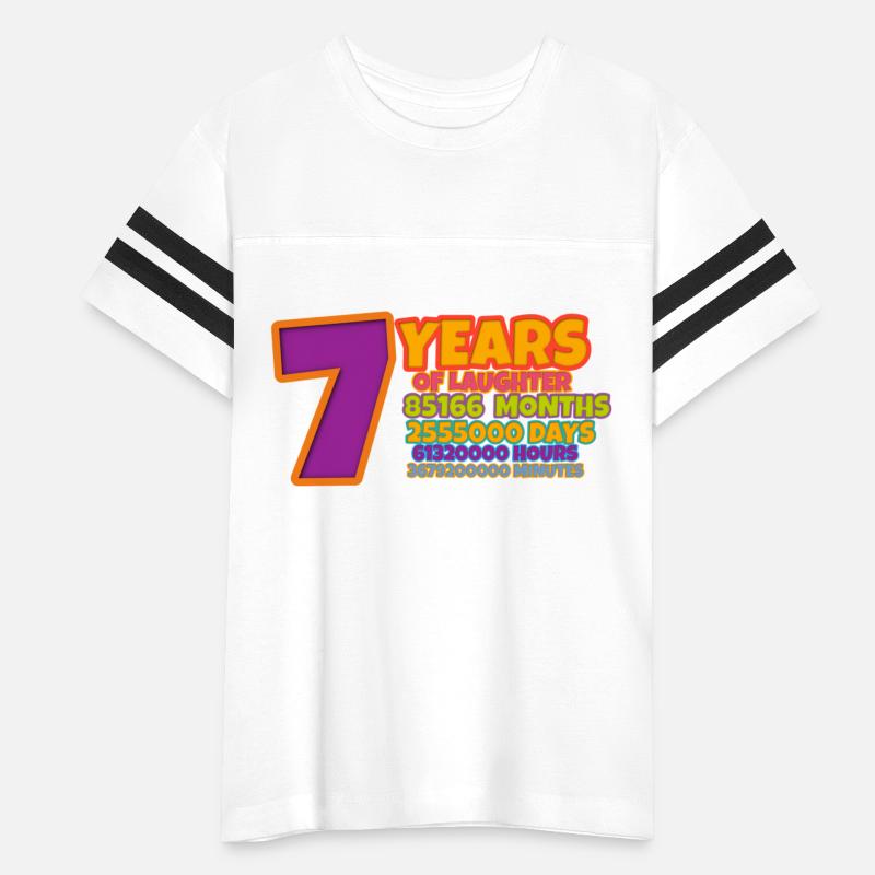 7 Years of Laughter Kid T Shirt Birthday