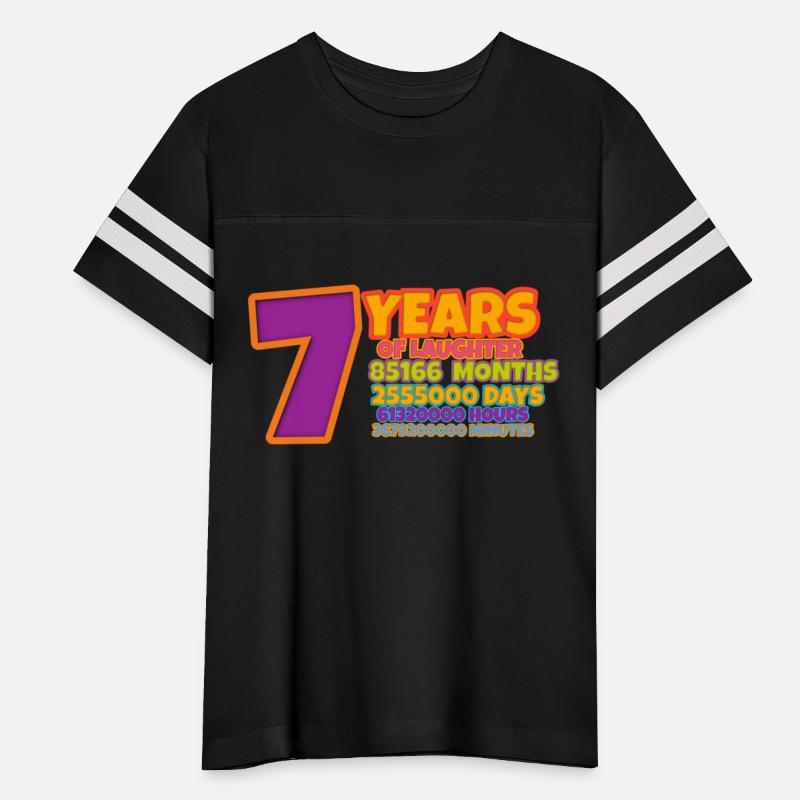 7 Years of Laughter Kid T Shirt Birthday