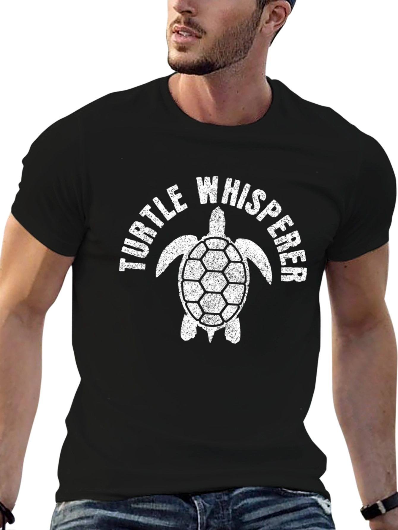 Turtle Whisperer Black T-Shirt