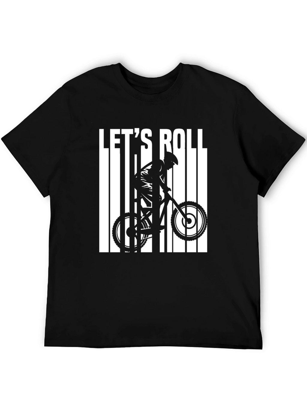 Lets Roll Biker Graphic Tee