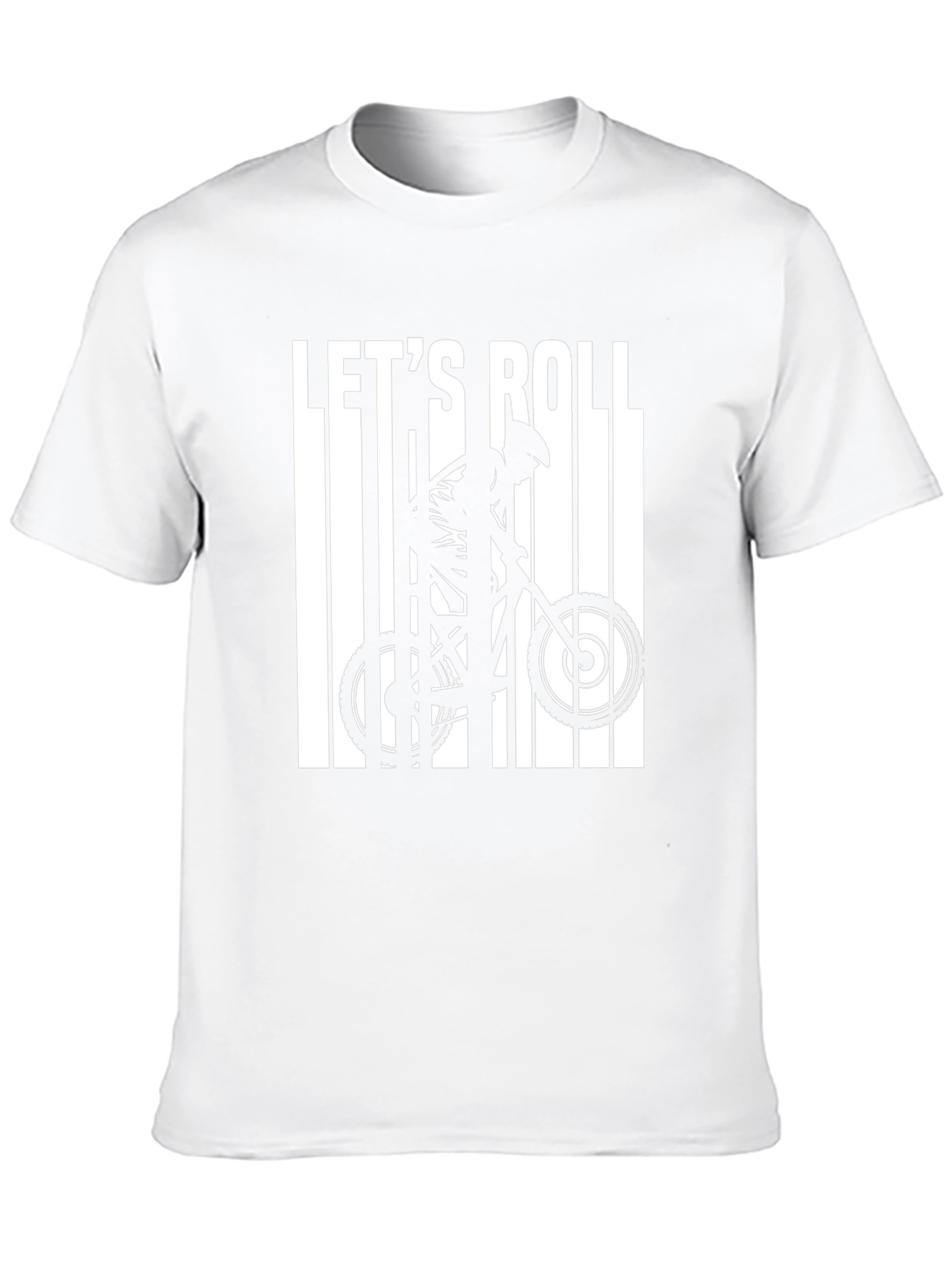 Lets Roll Biker Graphic Tee