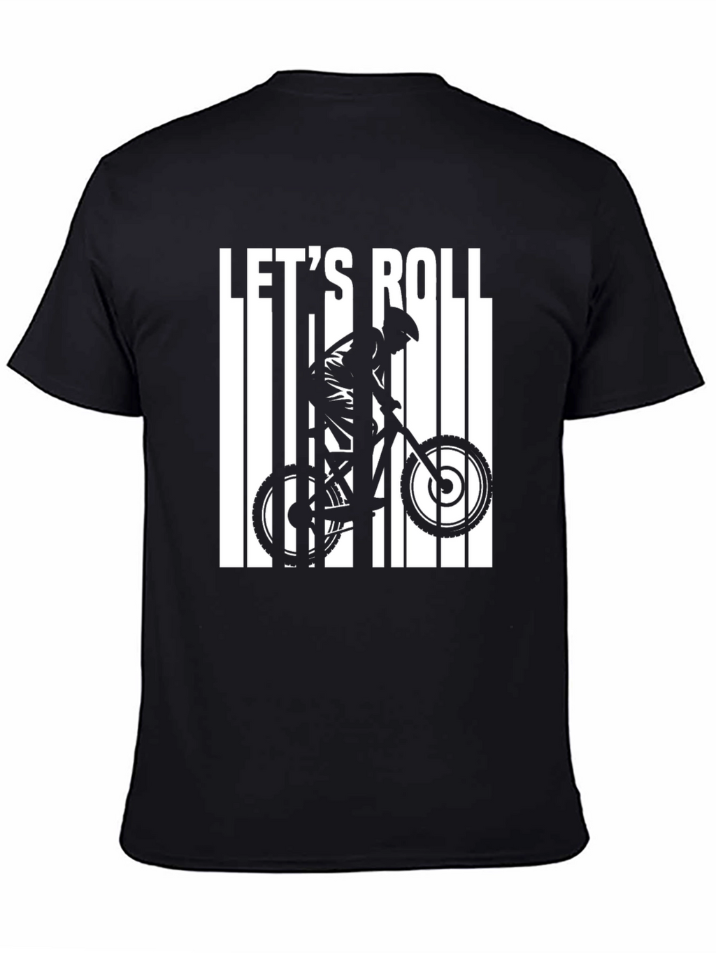 Lets Roll Biker Graphic Tee