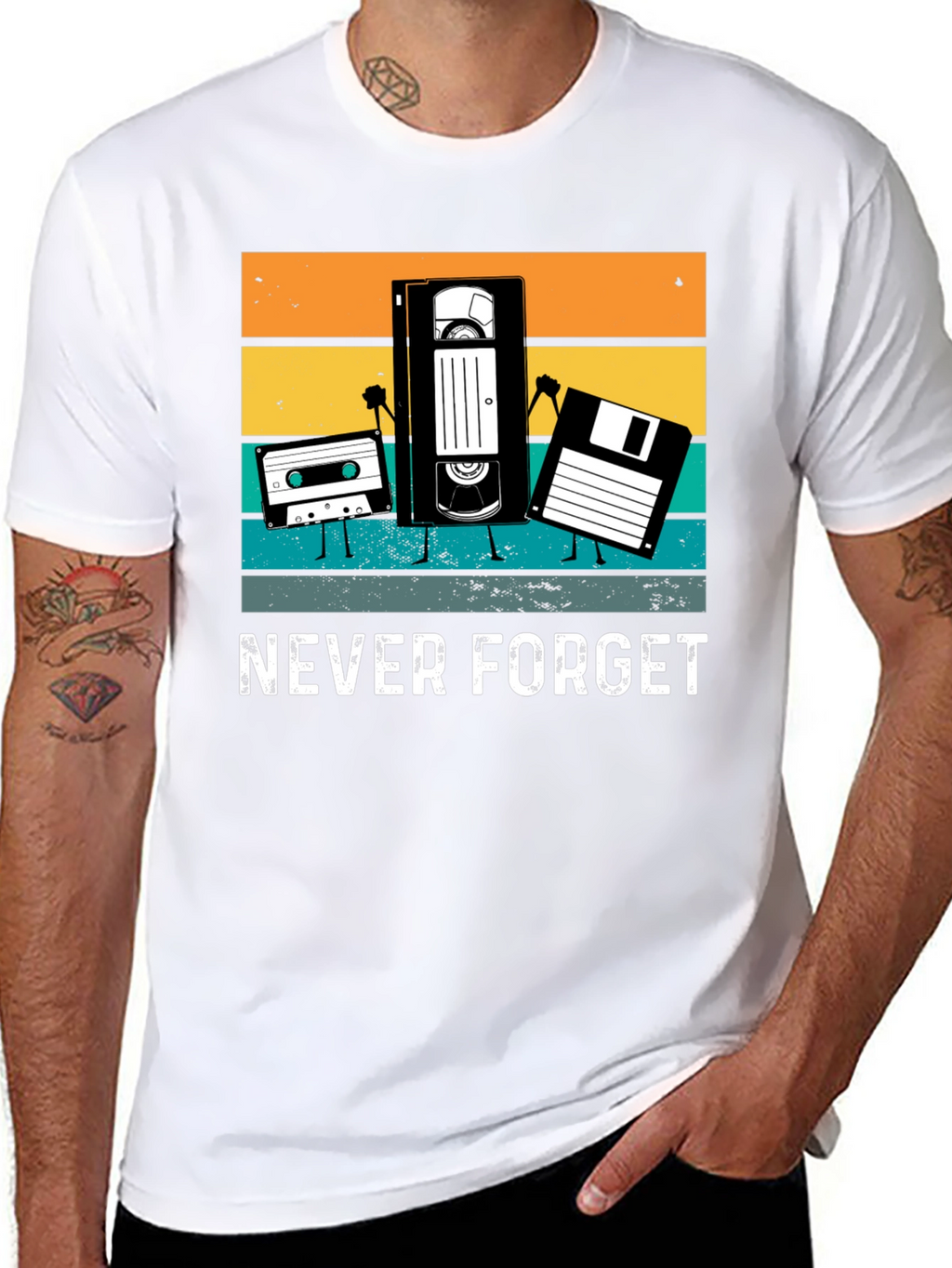 Retro Tech Never Forget T-Shirt
