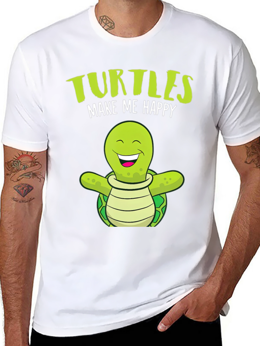 Turtles Make Me Happy T-Shirt