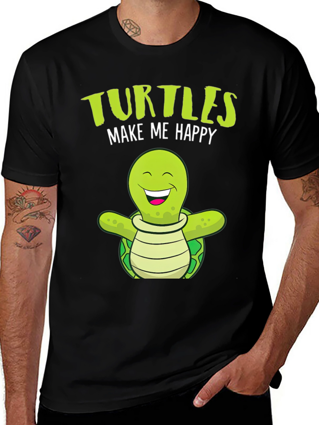 Turtles Make Me Happy T-Shirt
