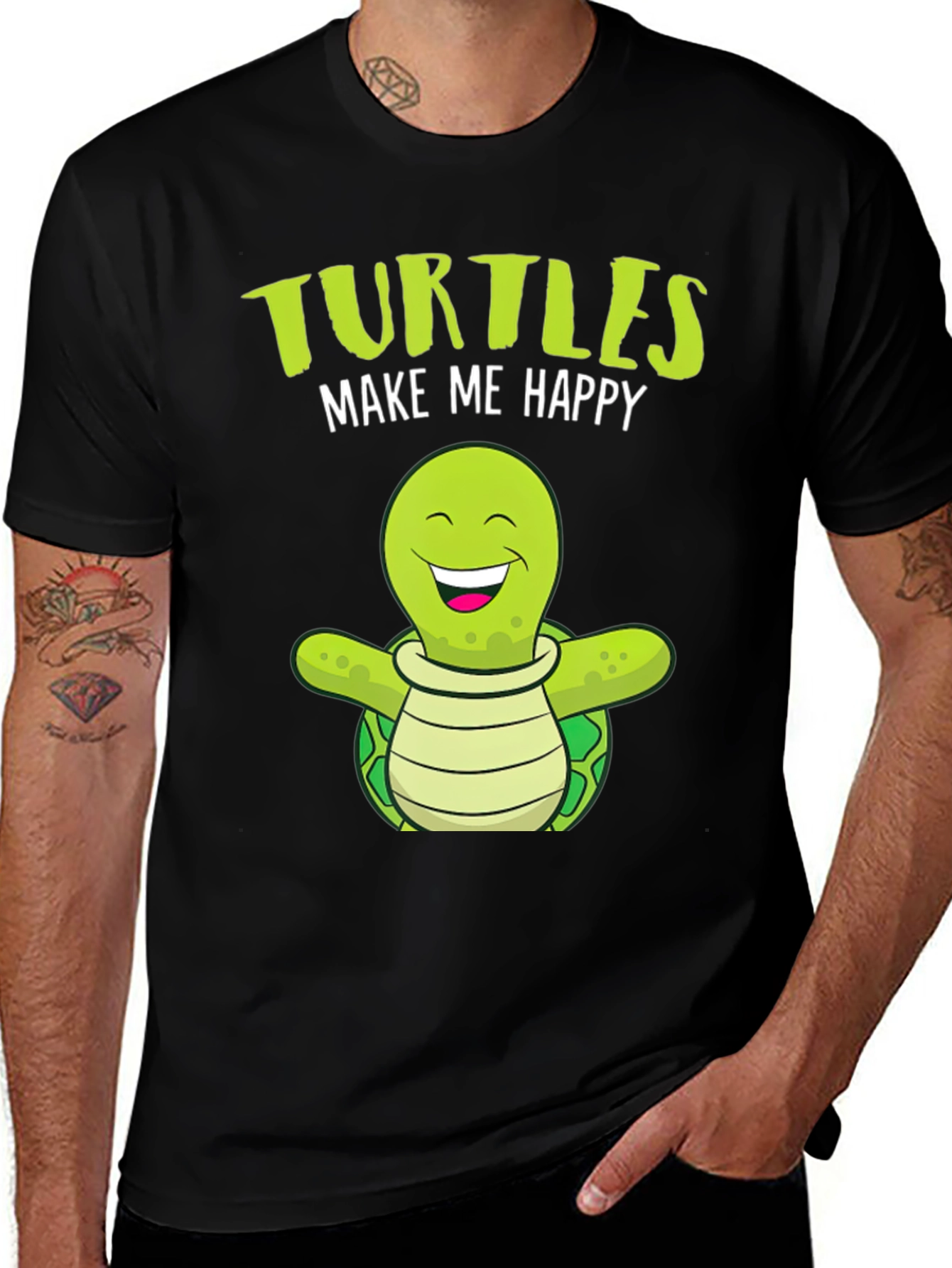 Turtles Make Me Happy T-Shirt