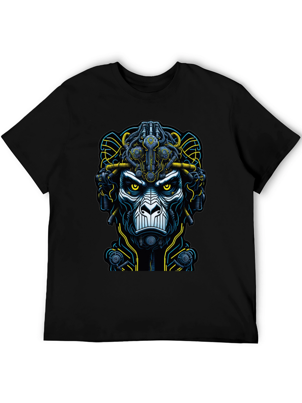 Cybernetic Ape Graphic T-Shirt