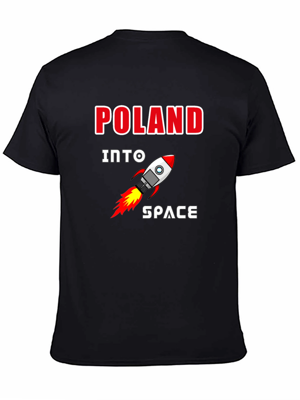 Poland Into Space Graphic T-Shirt