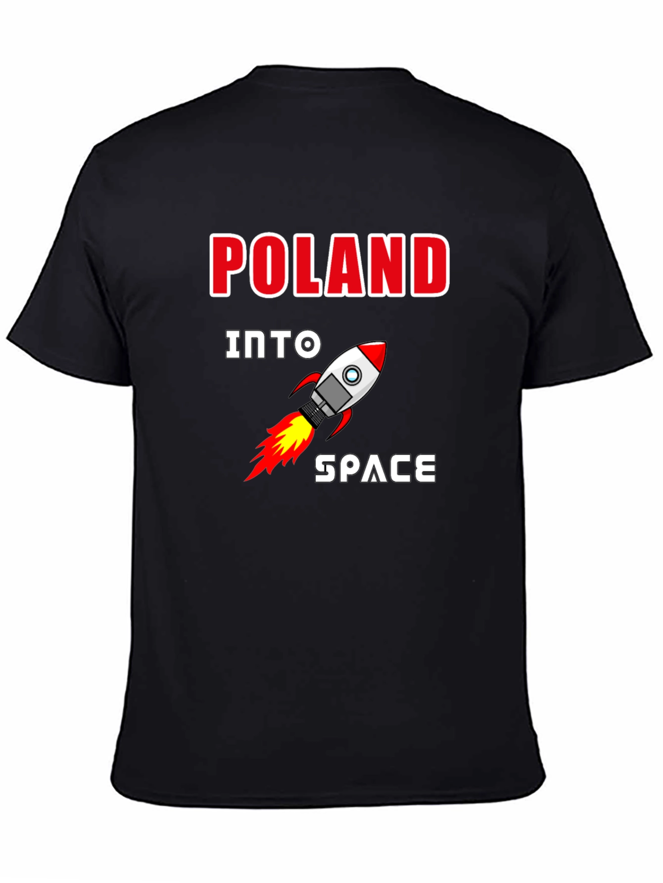 Poland Into Space Graphic T-Shirt