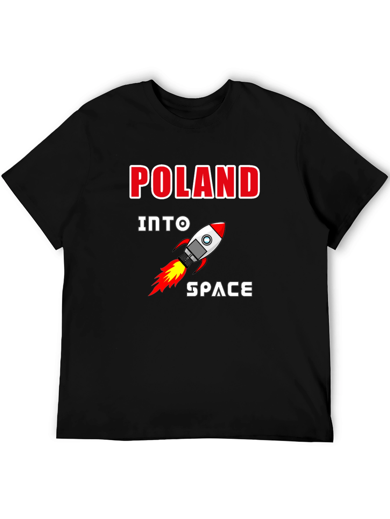 Poland Into Space Graphic T-Shirt