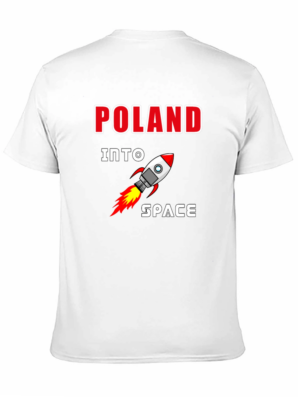 Poland Into Space Graphic T-Shirt