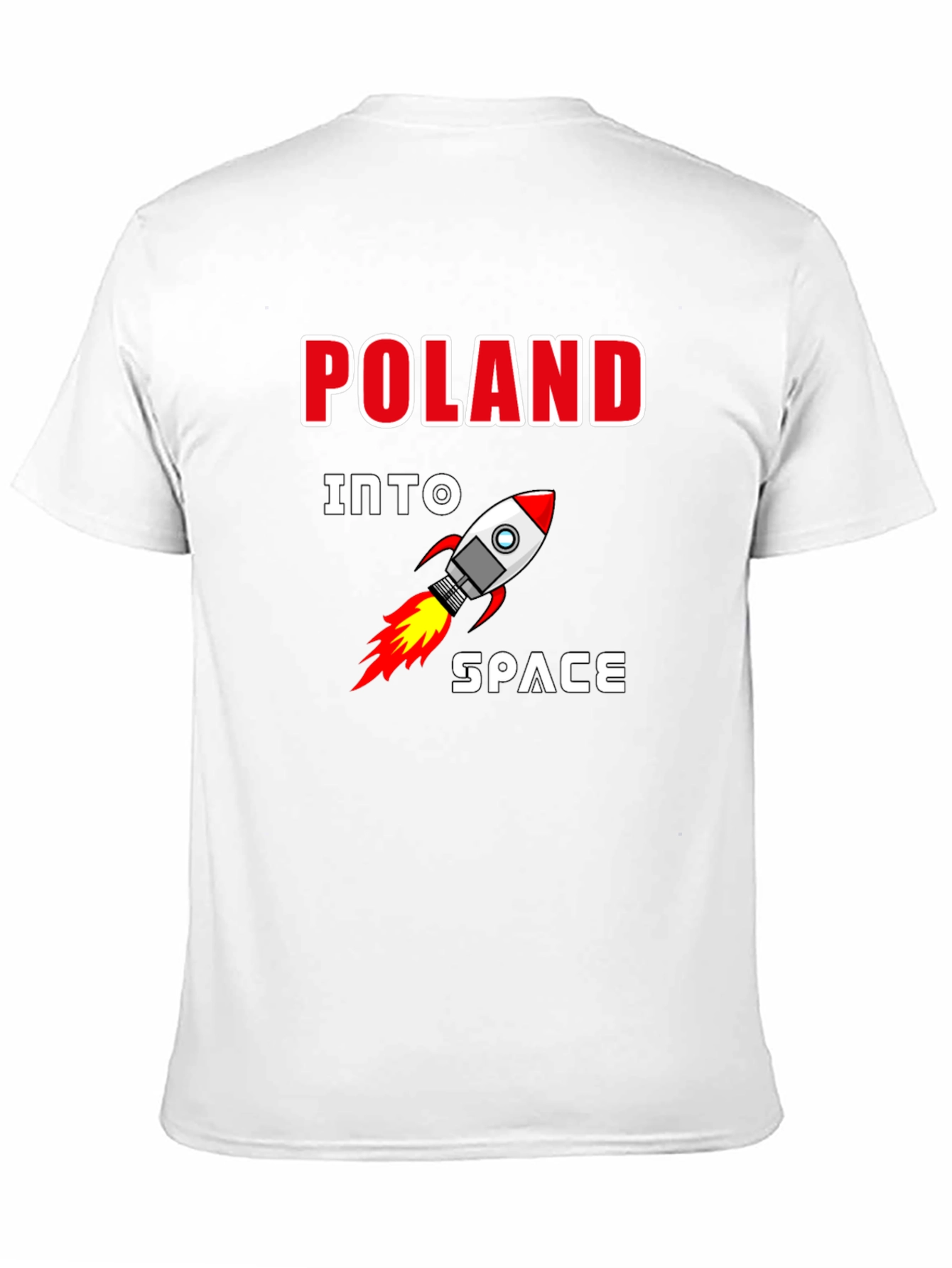 Poland Into Space Graphic T-Shirt