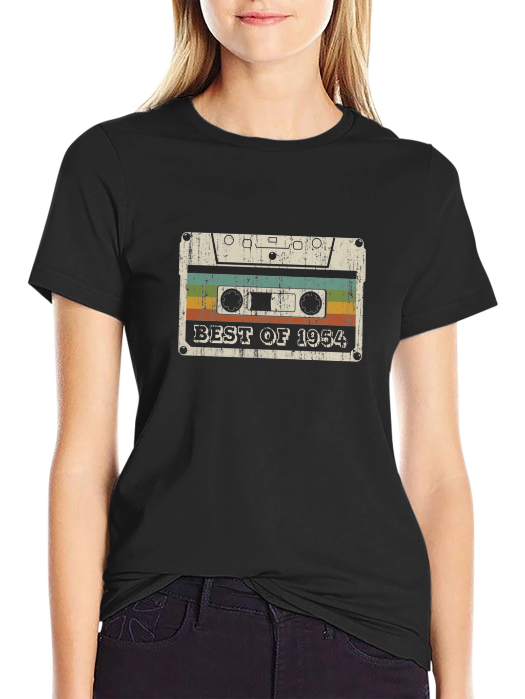 Retro Cassette Tape 1954 Birthday Graphic T-Shirt