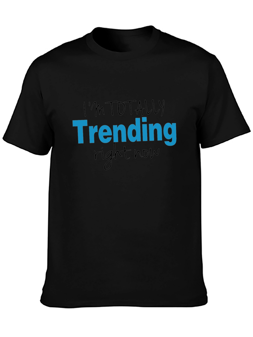 Trending Now Graphic Tee - Black