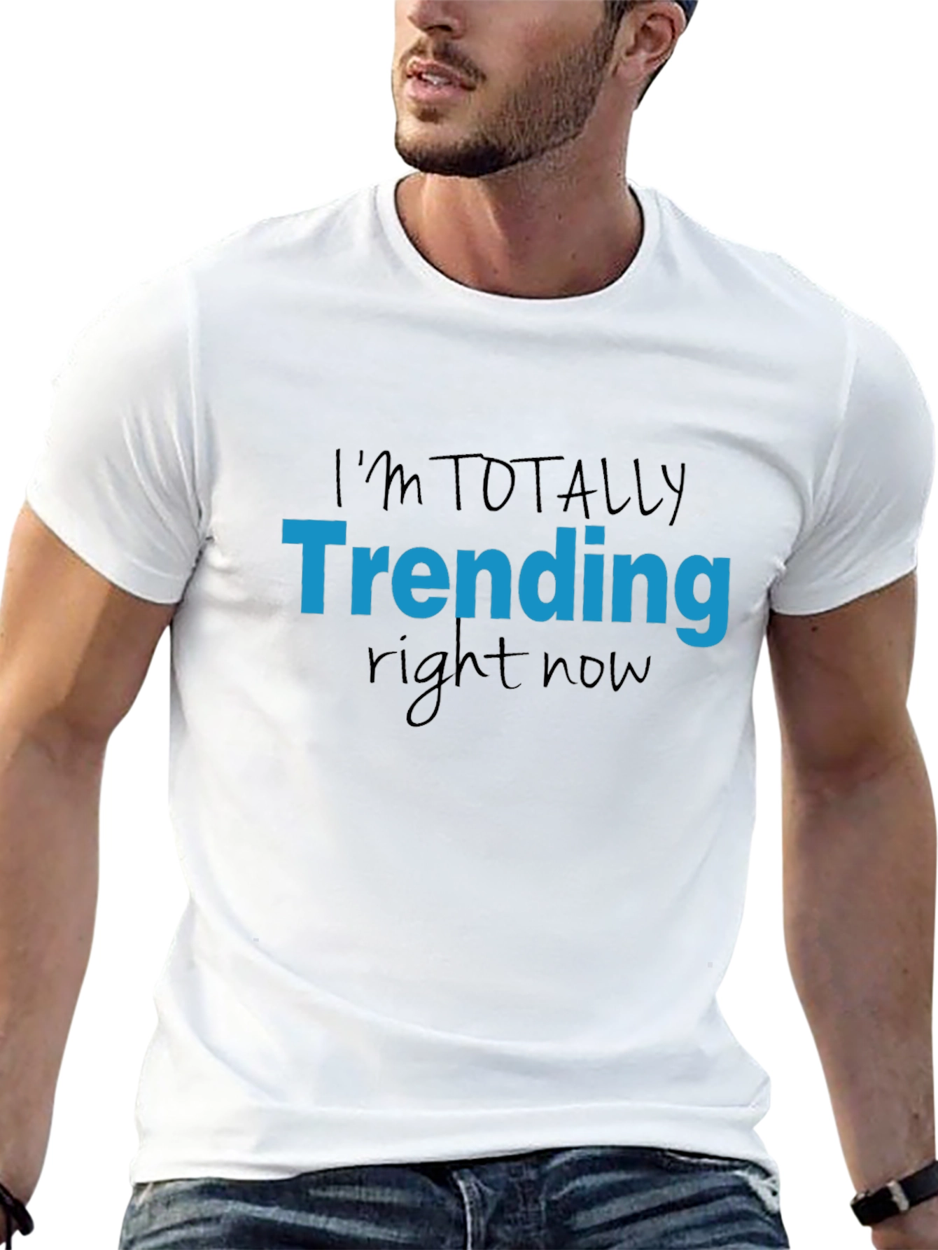Trending Now Graphic Tee - Black